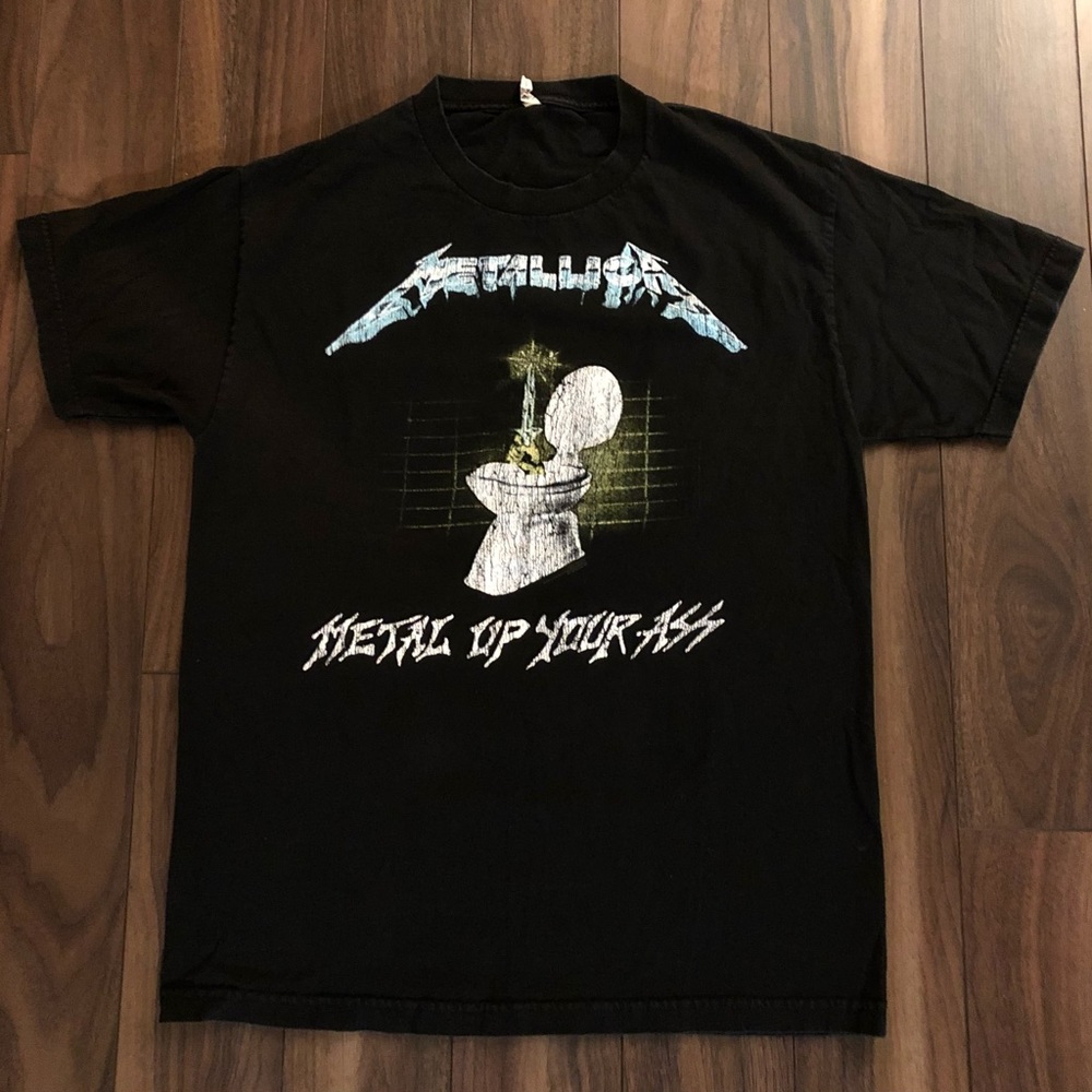Metallica Metal Up Your Ass Glow In The Dark Short Sleeve Unisex T-shirt